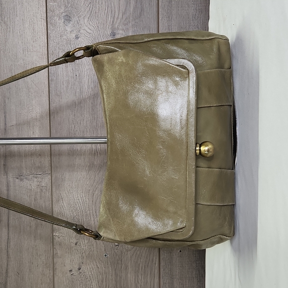 Hobo International Olive Green Leather Shoulder Bag - Picture 2 of 11